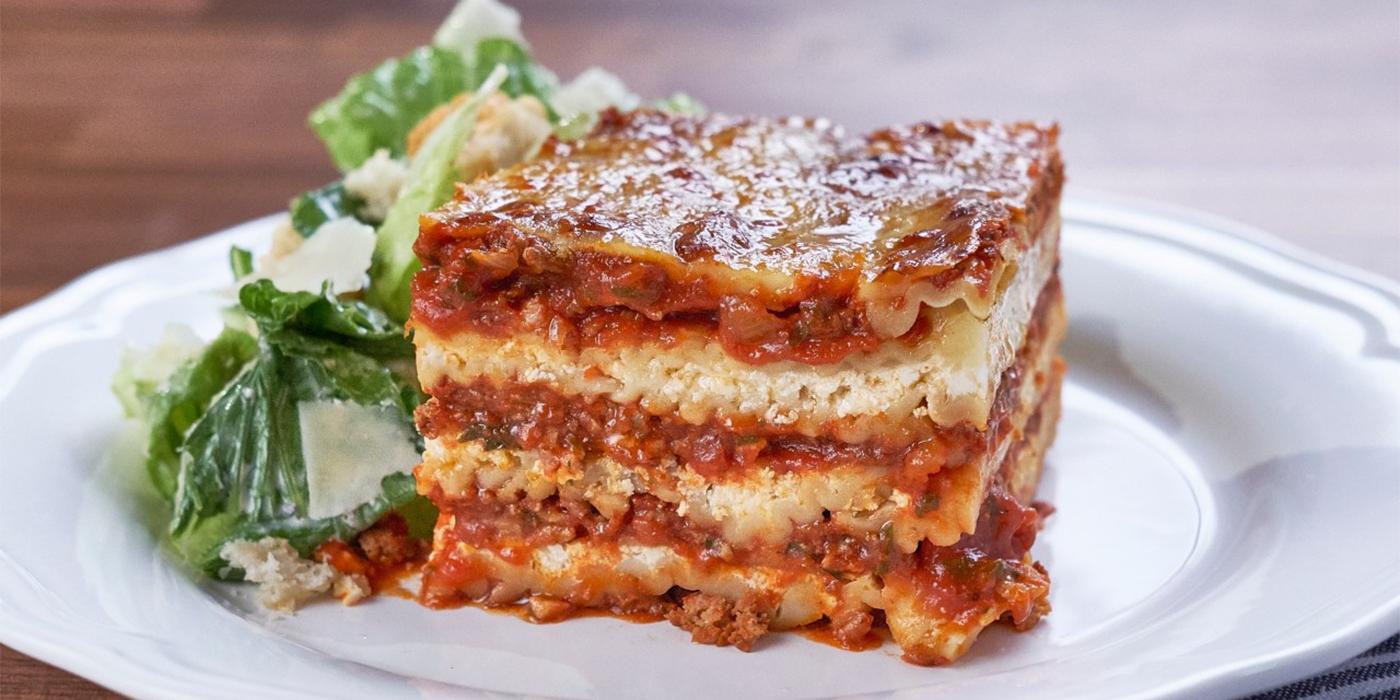 Cheesiest Meat Lasagna