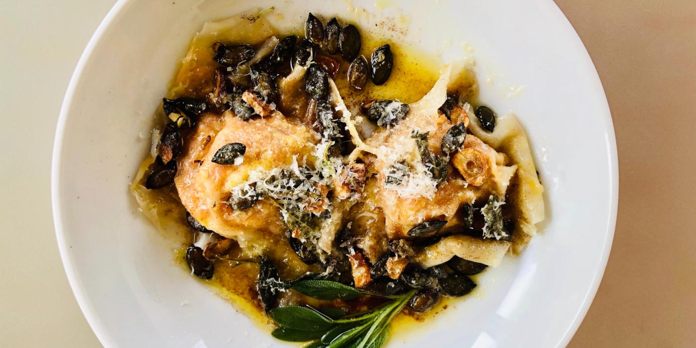 Roasted Squash Ravioli